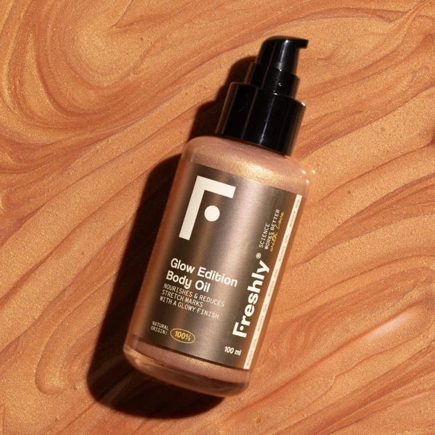 Olejek do ciała Freshly Cosmetics Glow Edition rozświetlający 100 ml (8437015930404) - obraz 2