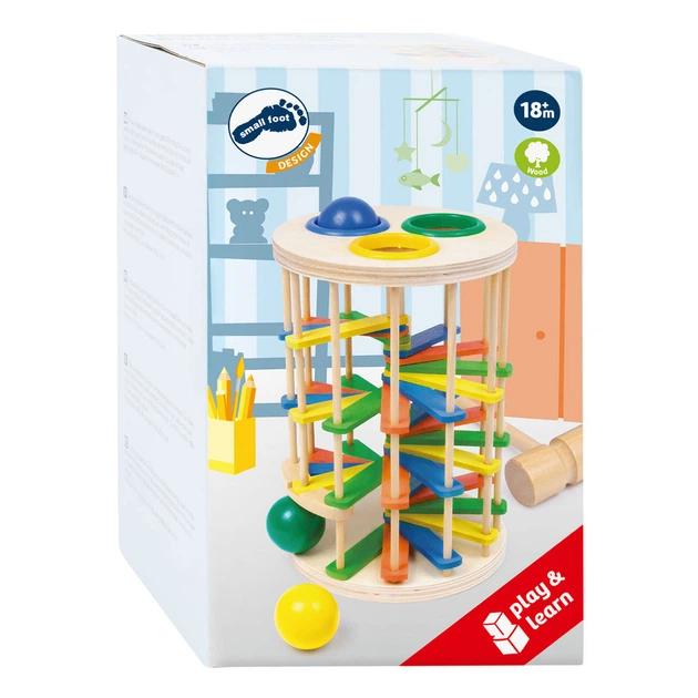 Wieża drewniana Small Foot z kulkami 5410087 (4020972065698) - obraz 2