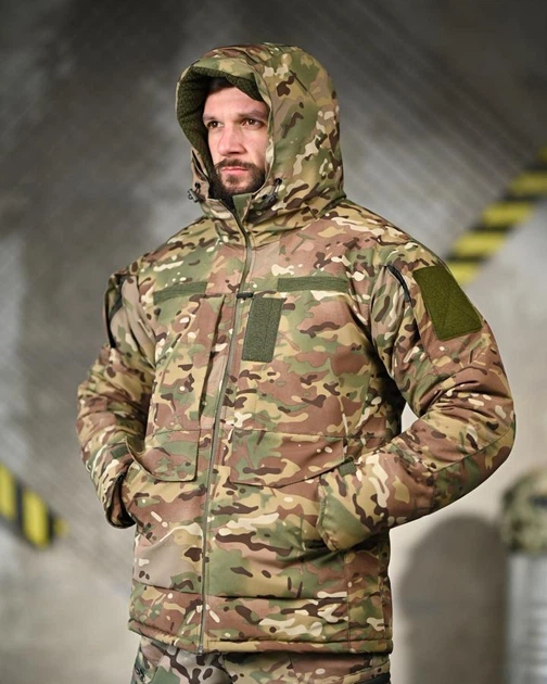 Зимовий тактичний костюм 5 в 1 Мультикам Redondo утеплений Omniheat Softshell L - зображення 6