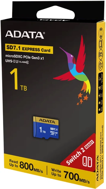 Карта пам'яті ADATA Premier Extreme microSDXC 1TB SD7.1 Express Class 10 UHS-I U3 V30 (4711658153814) - зображення 2