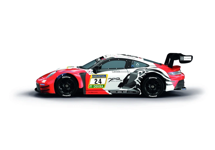 Автомобіль на дистанційному управлінні Carrera RC Porsche 911 GT3 R Lionspeed GP Nr 24 370160153 (9003150160144) - зображення 5