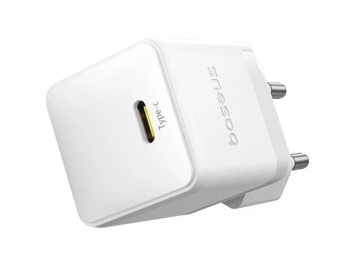Сетевой зарядний пристрій BASEUS Palm Fast Charger 30W Type-C to Type-C cable (P10111605213-01) - зображення 4
