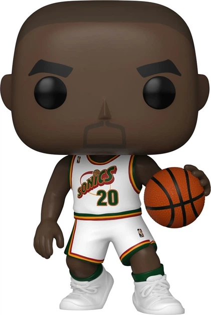 Фігурка Funko Pop! Basketball: Seattle Sonics 223 Gary Payton White Home Uniform 89152 (889698891523) - зображення 2