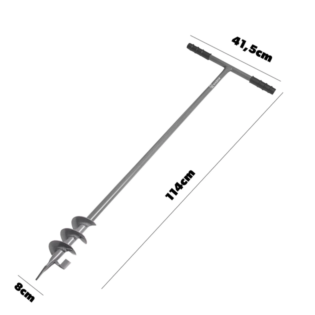 Спіральний бур ручний Kadax 80мм 0059 (K9167)(5903699485279) - зображення 3