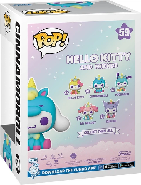 Фігурка Funko Pop! Sanrio: Hello Kitty and Friends 59 Cinnamoroll 65748 (889698657488) - зображення 2