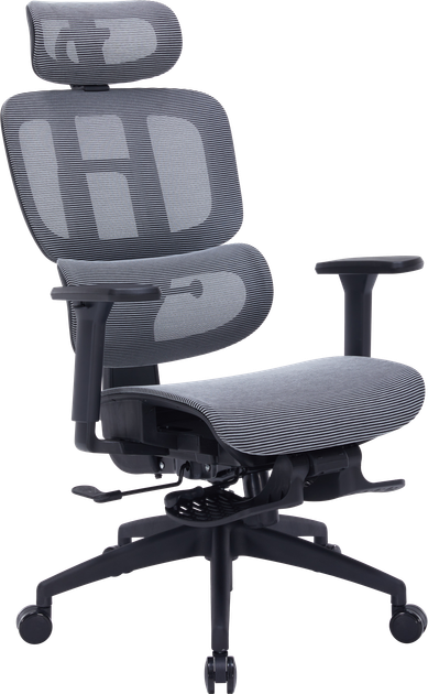 Кресло офисное OfficePro Skyline Footrest Black/Dark Gray (OC750-B-DG-DG) - Фото 3 Кресло офисное OfficePro Skyline Footrest Black/Dark Gray (OC750-B-DG-DG) - изображение 3