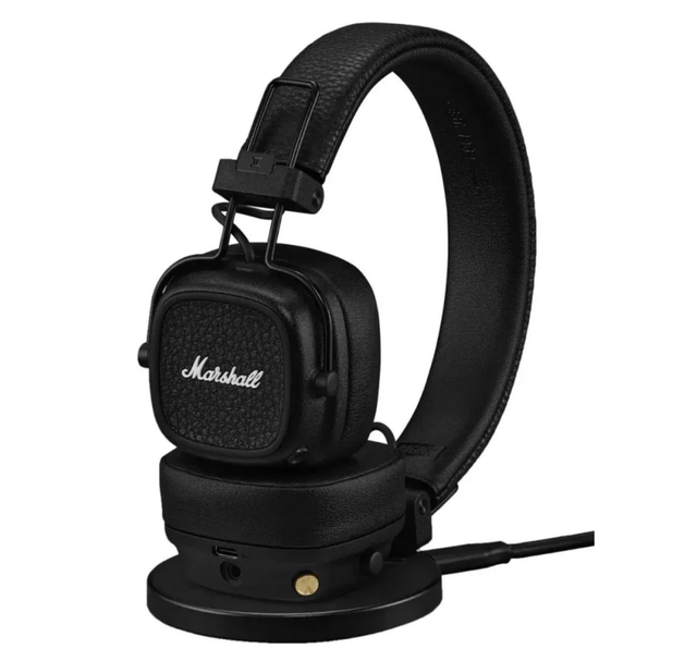 Беспроводные наушники с микрофоном Marshall Major V Black 5 - изображение 3