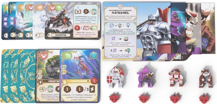 Dodatek do gry planszowej Ogry Games Niezwykłe Stworzenia: Gargantuiczne Bestie (edycja polska) (5904326903531) - obraz 2