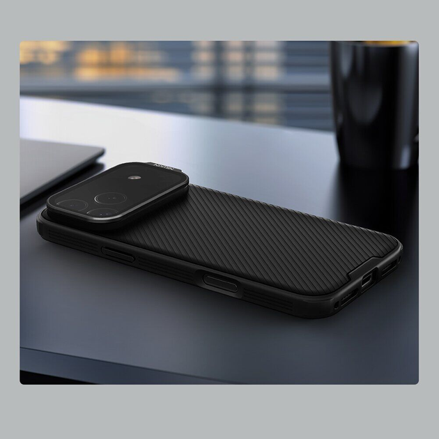 Чохол бампер Nillkin CamShield Prop Case для Apple iPhone 17 Pro 6.3' 2025 Black - Фото 4 Чохол бампер Nillkin CamShield Prop Case для Apple iPhone 17 Pro 6.3' 2025 Black - зображення 4