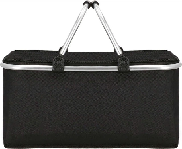 Termiczny koszyk piknikowy Springos CS0082 składany 30 L Czarny (5907719454658) - obraz 2