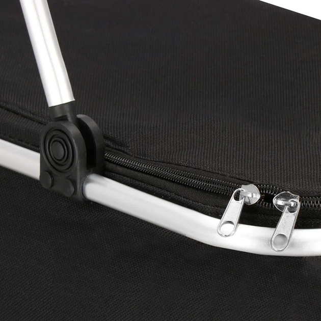 Termiczny koszyk piknikowy Springos CS0082 składany 30 L Czarny (5907719454658) - obraz 7