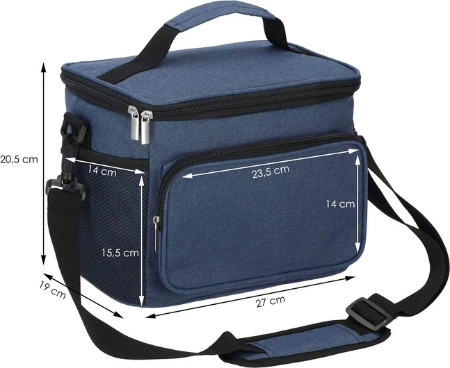 Torba termiczna Springos CS0086 11 L Niebiesko-czarna (5907719454696) - obraz 7