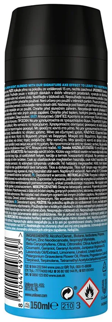 Дезодорант AXE 150 мл Ice Chill - Фото 2 Дезодорант AXE 150 мл Ice Chill - зображення 2