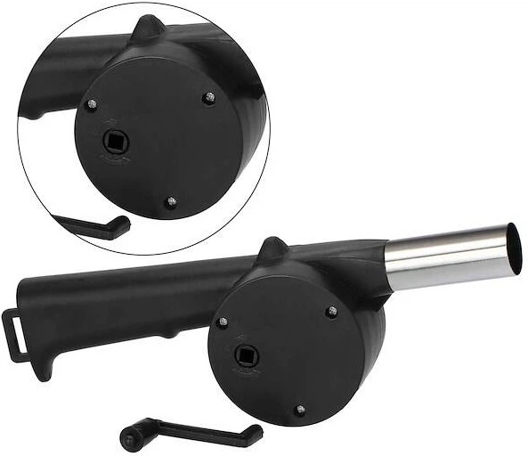 Ручний повітродув Springos BQ0027 для розпалювання грилів, камінів та багать (5907719478241) - зображення 4