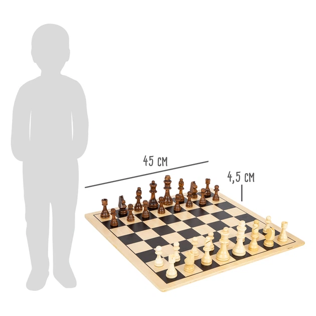 Ігровий набір 2 в 1 Дерев'яний Шахи + Шашки XL 5410471 (4020972117847) - зображення 7