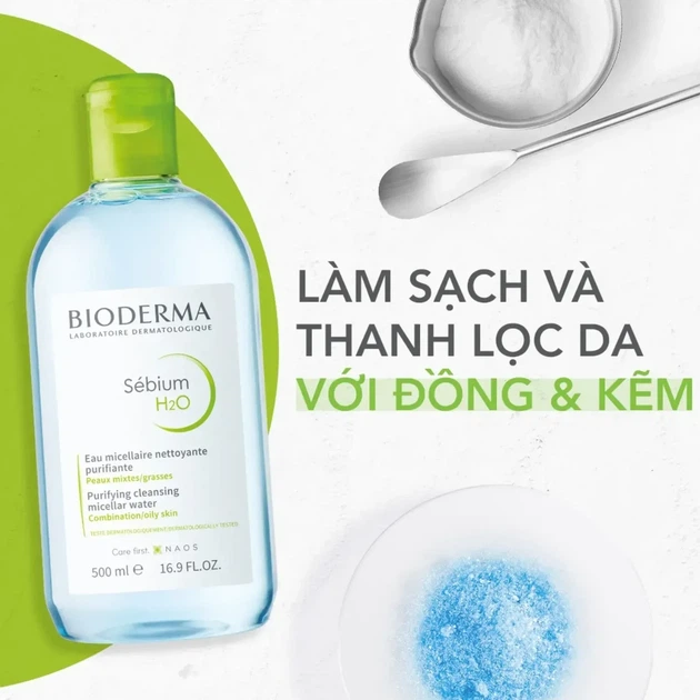 Очисна міцелярна вода Bioderma Sébium H2O 500 мл лосьйон Біодерма себіум (3701129812013) - Фото 5 Очисна міцелярна вода Bioderma Sébium H2O 500 мл лосьйон Біодерма себіум (3701129812013) - изображение 5