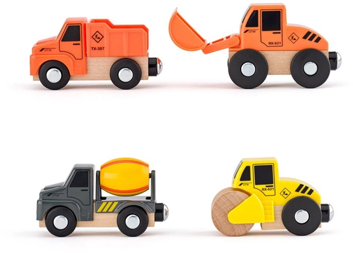 Набір Woodyland будівельні машини 12 шт. 90797 (8591864907977) - зображення 3