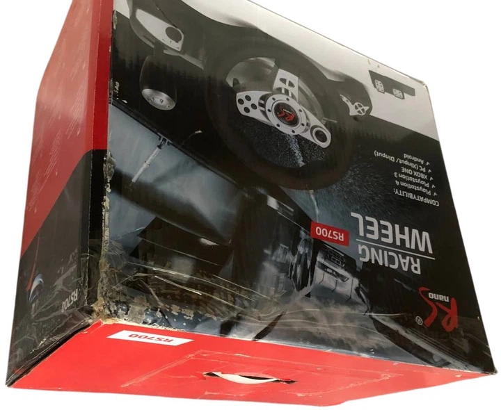 Kierownica przewodowa Kontroler do gier NanoRS RS700 Czarny (955555906101561) - Outlet - obraz 2