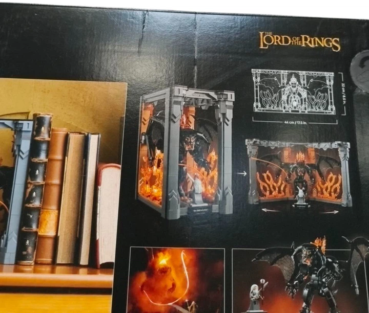 Zestaw klocków LEGO Icons Władca pierścieni: Book nook z Balrogiem 1201 element (10367) (955555915788770) - Outlet - obraz 7