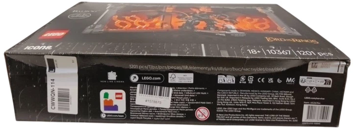 Zestaw klocków LEGO Icons Władca pierścieni: Book nook z Balrogiem 1201 element (10367) (955555915788754) - Outlet - obraz 4