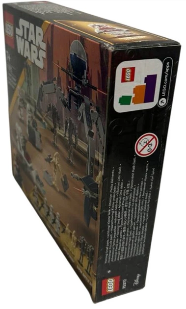 Zestaw klocków LEGO Star Wars Zestaw bitewny z żołnierzem armii klonów i droidem bojowym 215 elementów (75372) (955555915909442) - Outlet - obraz 4