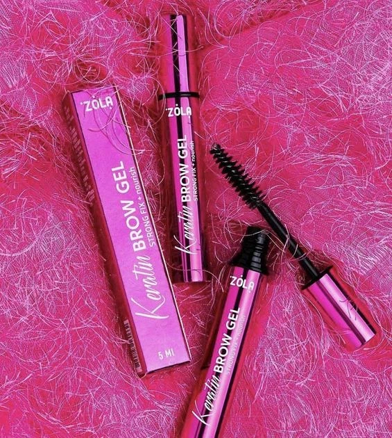 Гель для брів Zola Keratin Brow Gel Strong Fix + Nourish 5 мл - зображення 2