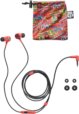 Навушники PowerA Nintendo Switch - Mario Kart Motors Red (0617885112317) - зображення 3
