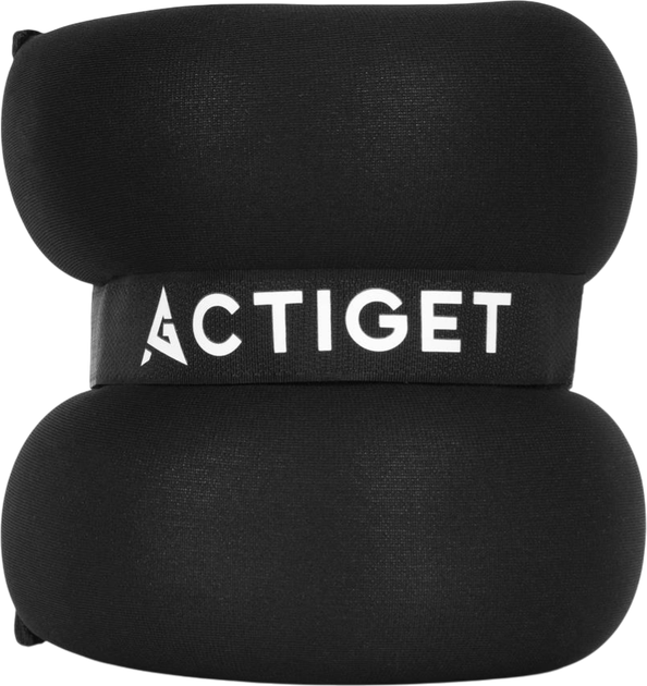 Obciążniki na ręce i nogi Actiget 3 kg Czarne 2 szt. ACT0131 (5908455309530) - obraz 3