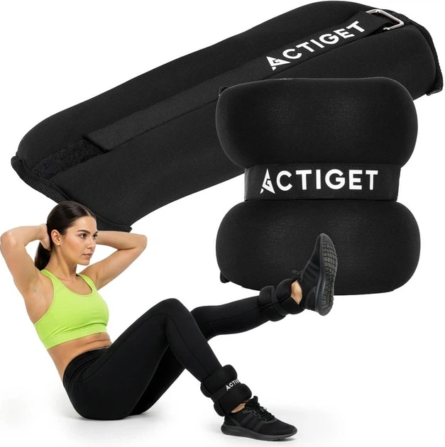 Obciążniki na ręce i nogi Actiget 3 kg Czarne 2 szt. ACT0131 (5908455309530) - obraz 11