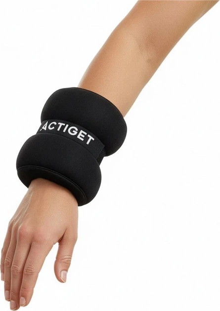 Obciążniki na ręce i nogi Actiget 3 kg Czarne 2 szt. ACT0131 (5908455309530) - obraz 12