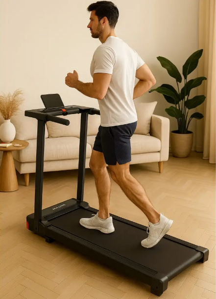 Дорожка складная Fitonix 12км/ч, до 120кг, 1,5НР, регулируемый наклон - изображение 9