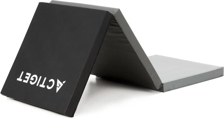 Materac gimnastyczny Actiget 180 x 60 x 5.5 cm Czarno-szary ACT0165 (5908455309875) - obraz 4