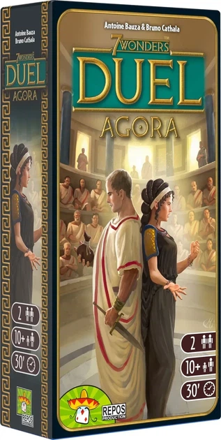 Настольная игра 7 Wonders Duel: Агора (на украинском) - Фото 1 Настольная игра 7 Wonders Duel: Агора (на украинском) - изображение 1