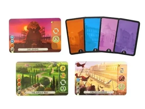 Настільна гра 7 Wonders Duel (7 Чудес Дуель) (українське видання) - Фото 5 Настільна гра 7 Wonders Duel (7 Чудес Дуель) (українське видання) - зображення 5