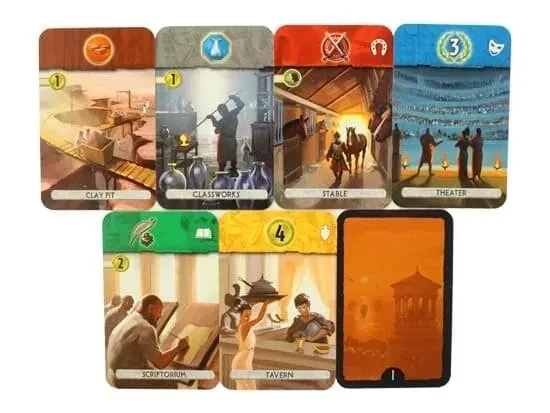 Настільна гра 7 Wonders Duel (7 Чудес Дуель) (українське видання) - Фото 6 Настільна гра 7 Wonders Duel (7 Чудес Дуель) (українське видання) - зображення 6