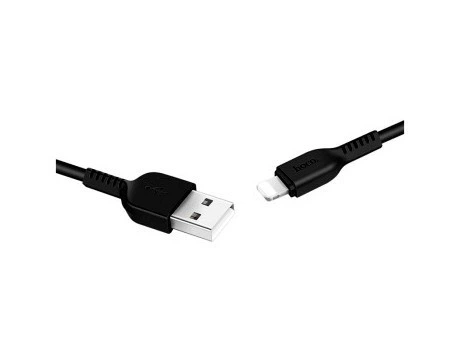 Кабель Hoco X13 Lightning 2.4A для iPhone 1м чорний - зображення 5