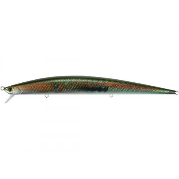 Воблер DUO Tide Minnow Slim 175SP 175mm 27.6g Коричневый/Зеленый (1013-34.33.81) - Фото 1 Воблер DUO Tide Minnow Slim 175SP 175mm 27.6g Коричневый/Зеленый (1013-34.33.81) - изображение 1