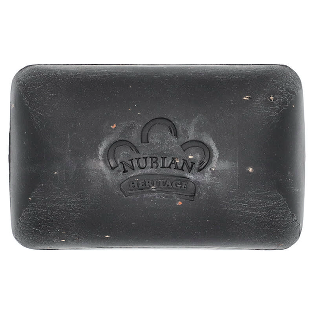 Африканское черное мыло кусковое Nubian Heritage, African Black Soap, Bar Soap, детокс и уход, 142 г - изображение 3
