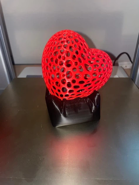 Подсвечник Heart Valentine Candle Holder 10 См Красный 3д Печать - изображение 2
