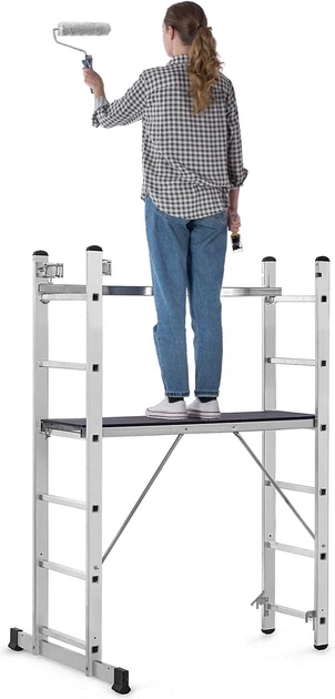 Rusztowanie drabinowe Kadax Vadans aluminiowe 270 cm K10435 (5906638300756)   - obraz 9