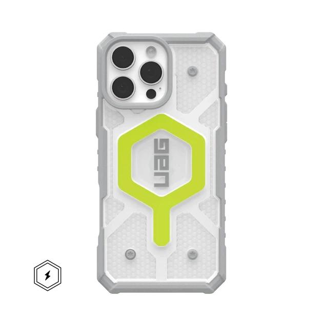 Чохол UAG для iPhone 16 Pro Max, Pathfinder Clear Magsafe, Active Neon (2000000180885) - Фото 1 Чохол UAG для iPhone 16 Pro Max, Pathfinder Clear Magsafe, Active Neon (2000000180885) - изображение 1