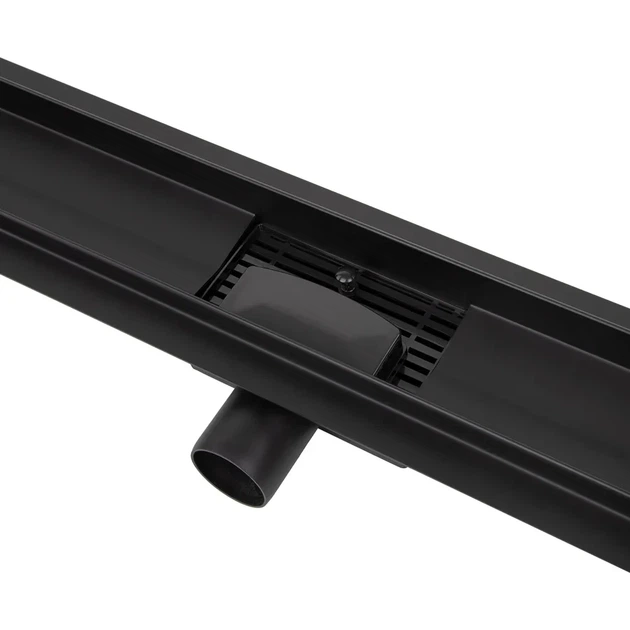 IT02-FT24/700 BG ITAL Душовий трап 700 мм,ЗАГАРТОВ. СКЛО,комбін.затвор, Black Glass (блістер) {5/1} - изображение 5
