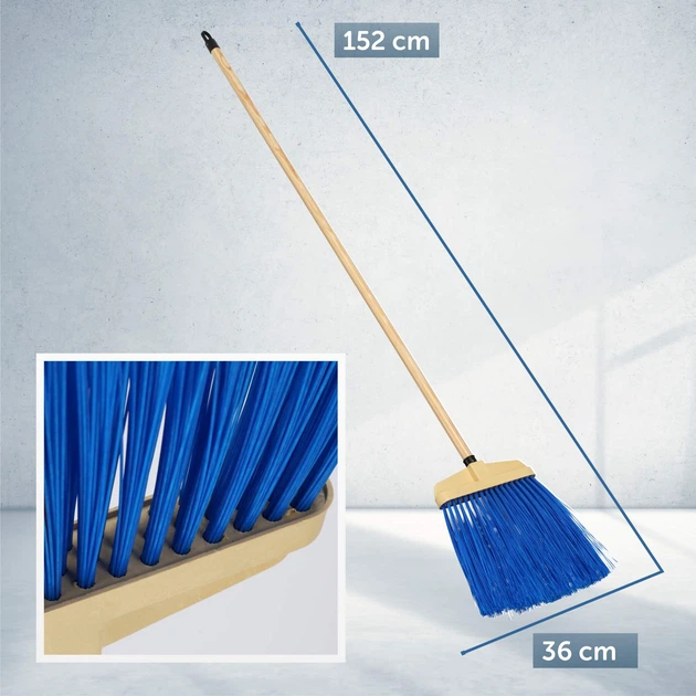 Szczotka ulicówka Kadax Salorino 36 x 152 cm niebieska (5903699416068) - obraz 2