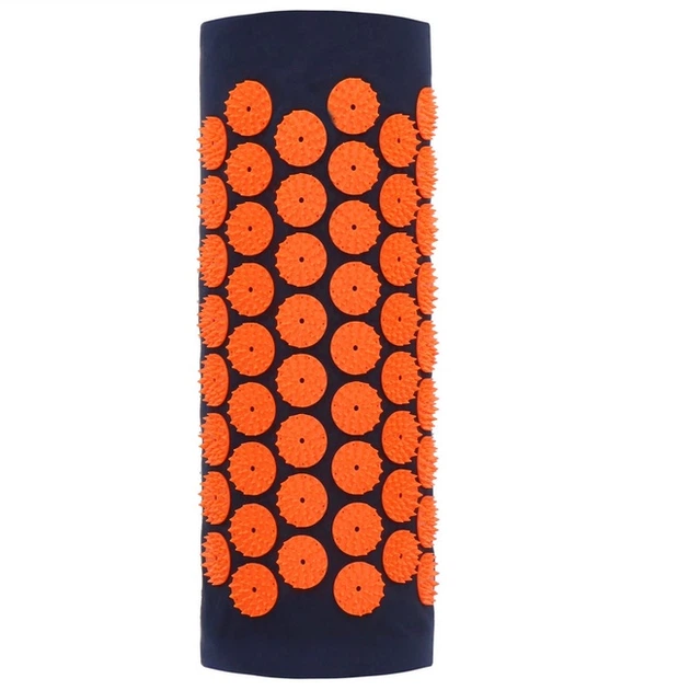 Mata zdrowotna do akupresury Springos FA0155 z kolcami z poduszką 65 x 41 cm Pomarańczowo-ciemno-niebieska (5907719490212) - obraz 8