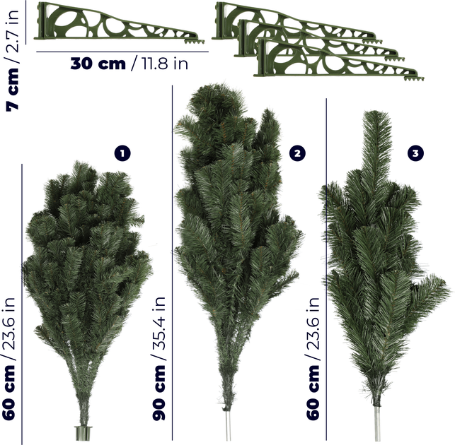 Choinka sztuczna Kadax Guia 220 cm K5551 (5903699446935) - obraz 8