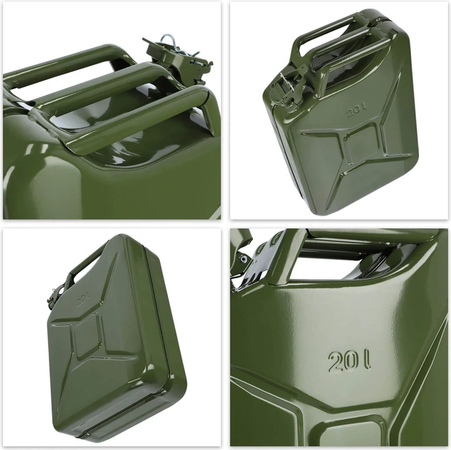 Каністра для палива Kadax Idre 20 л Зелена K4149 (5903699431825) - зображення 5