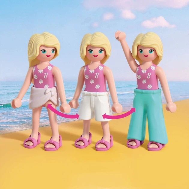Zestaw zabawek Playmobil Barbie Stylizacje plażowe 72124 (4008789721242) - obraz 4