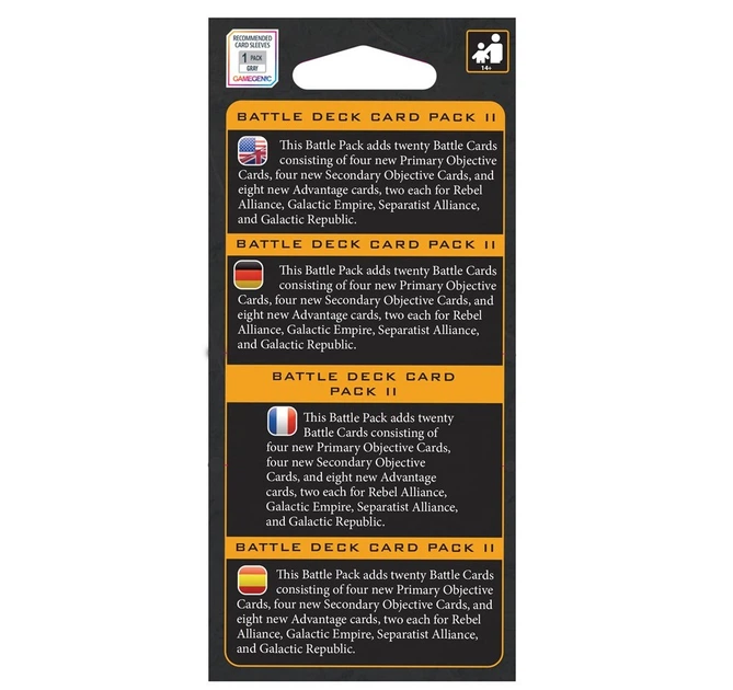 Набір карток Atomic Mass Games Star Wars Legion 2.0 Battle Deck (841333134884) - зображення 3