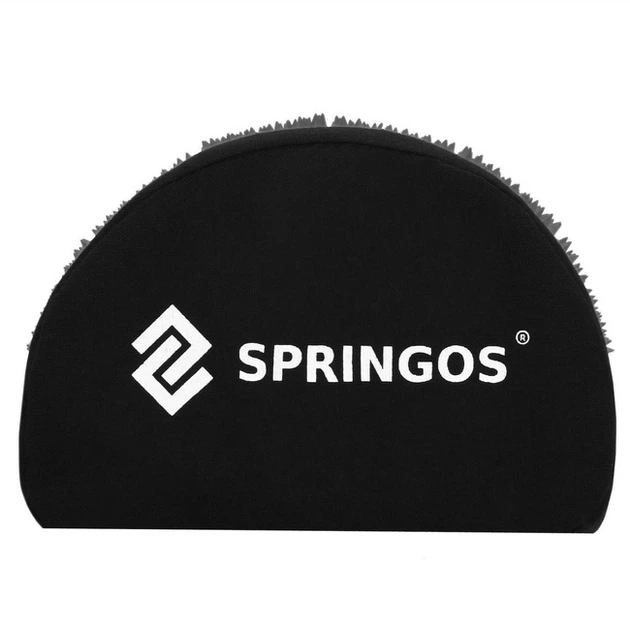Mata zdrowotna do akupresury Springos FA0156 z kolcami z poduszką 65 x 41 cm Szaro-czarna (5907719490229) - obraz 9