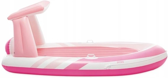 Матрац для плавання Intex з навісом 57804EU 28802 244 x 119 x 97 см Рожевий (6941057428802) - зображення 2